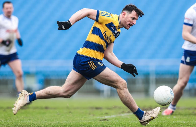 Roscommon's Diarmuid Murtagh during their Division 2 fixture against Monaghan on Sunday. Photograph: Tom Maher/Inpho