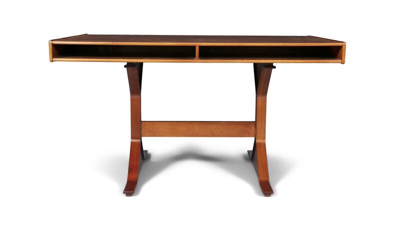 Gianfranco Frattini walnut desk, €2,000- €3,000, Adam’s