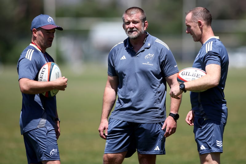 Munster Rugby Squad Training, Cape Town, South Africa 16/10/2024  
Head Coach Graham Rowntree 
Mandatory Credit ©INPHO/Steve Haag Sports