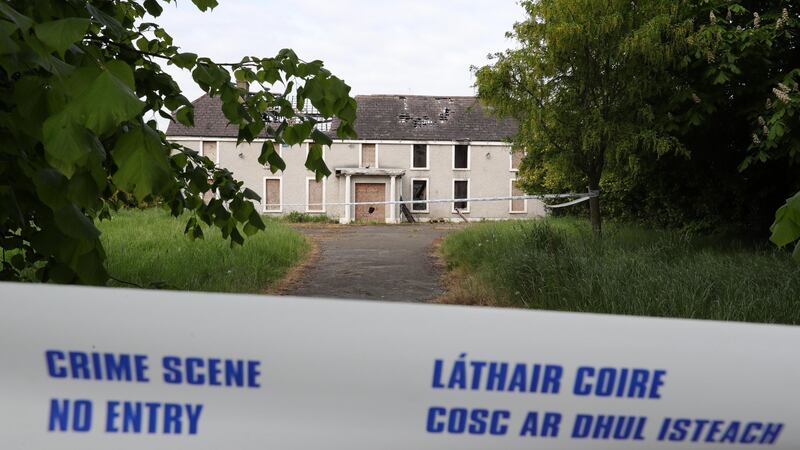 The derelict house and farmyard on the Clonee Road, Lucan where the body of Ana Kriegel was found. Photograph:  Colin Keegan/Collins Dublin.