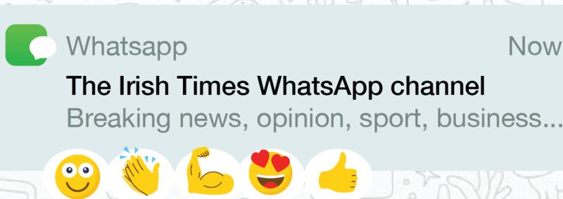 Irish Times Whatsapp logo