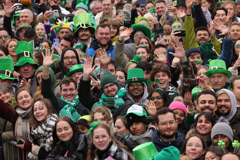 An estimated 500,000 people turned out for the St Patrick's Day parade in Dublin.  Photograph: Alan Betson
