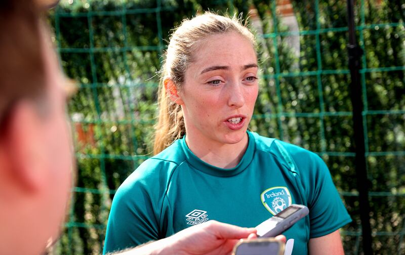 Megan Connolly: 'If they’re Irish, they have a right to come in and do their best and show Vera what they have. And for us, it’s important we just keep trying to build a team . . .' Photograph: Ryan Byrne/Inpho