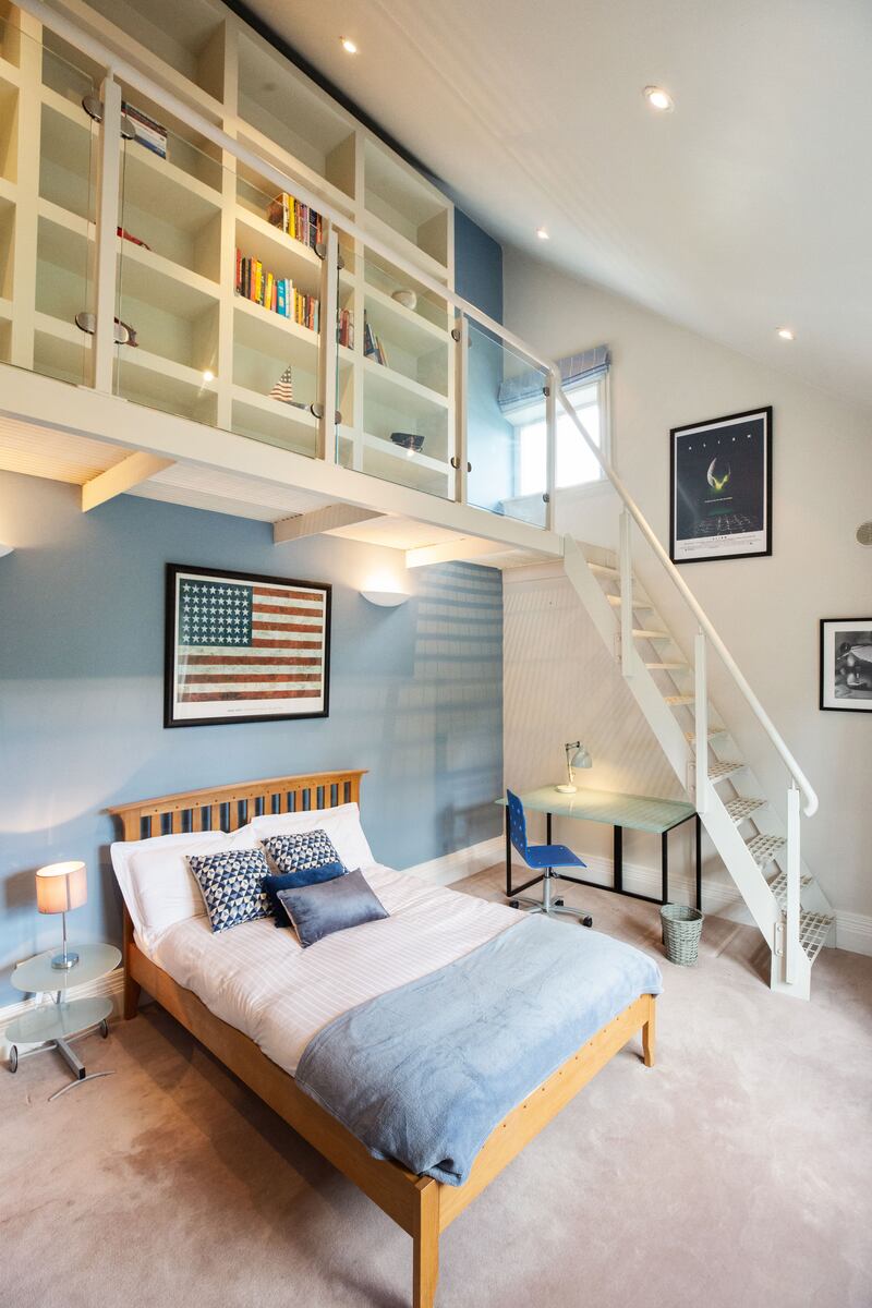 Two of the bedrooms have storage at mezzanine level