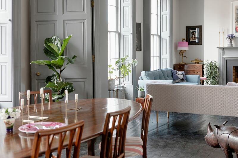 Photographed by Ruth Maria Murphy:  the interior of a house on Camden Street in Dublin