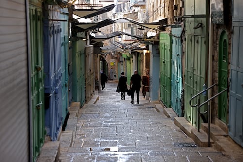 Jerusalem’s Old City now resembles a ghost town