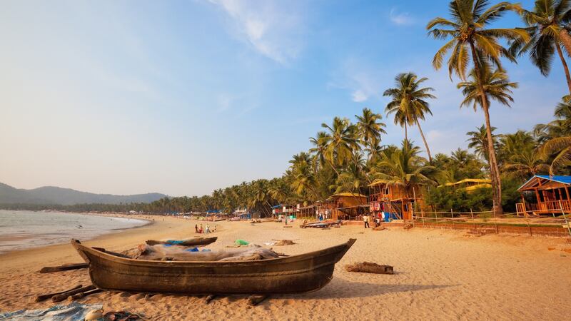 7. Palolem beach in Goa, India, where scenes from Bourne Supremacy were filmed.