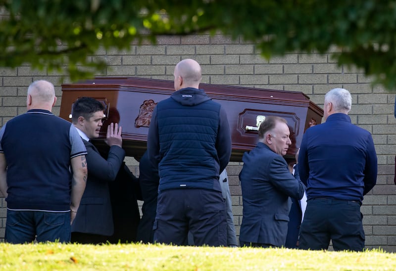 The funeral of Carol Seery took place at Our Mother of Divine Grace Church, Ballygal. Photograph: Colin Keegan, Collins Dublin