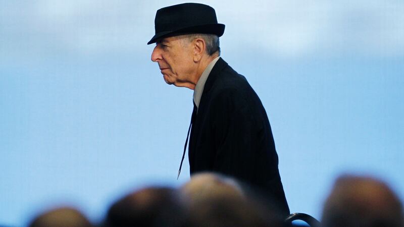 Cohen at the 2012 Awards for Song Lyrics of Literary Excellence  in Boston. Photograph: Jessica Rinaldi/Reuters