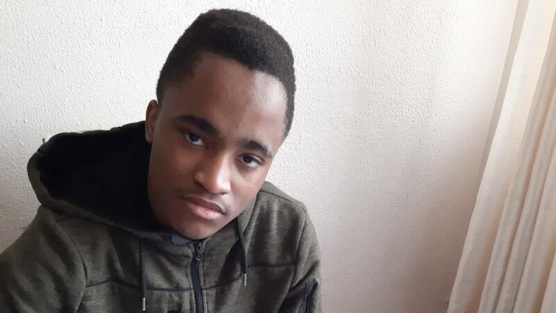 Ryan Mpofu (14), who is in lockdown in Mosney Direct Provision Centre in Co Meath