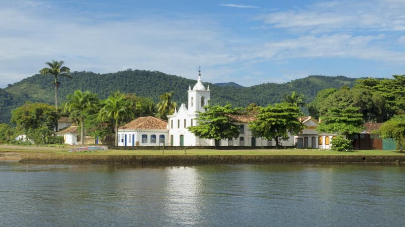 The seaside town of Paraty, which was a gold exporting port for Portuguese colonialists. Photograph: Getty