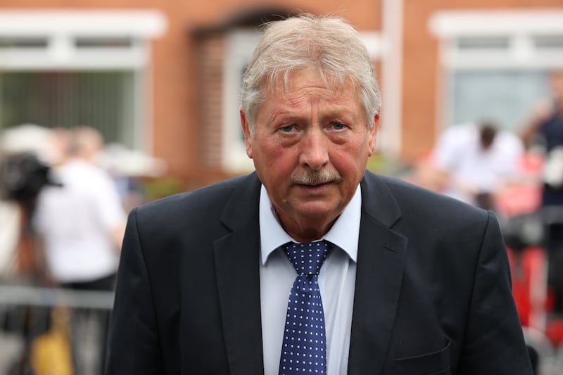 Sammy Wilson. Photograph: Liam McBurney/PA