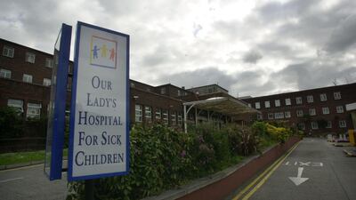 Our Lady’s Hospital for Sick Children, Crumlin. Photograph: Bryan O’Brien