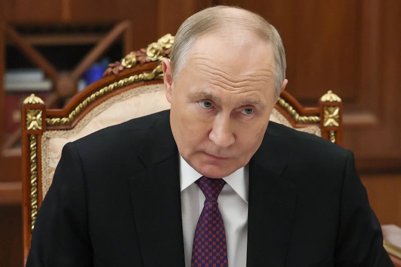 Russian president Vladimir Putin wields unchecked power in the Kremlin. Photograph: Gavriil Grigorov/Getty