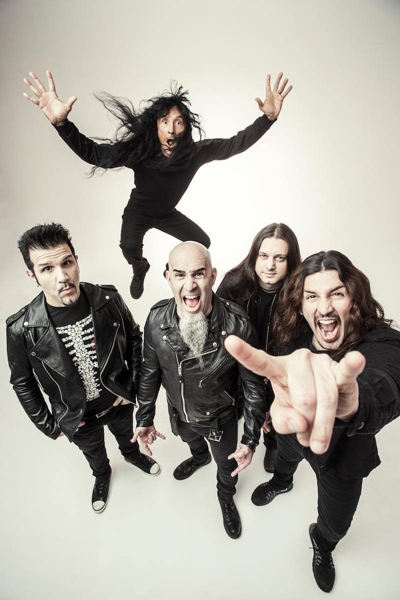 It is 40 years since Anthrax released their first album. Photograph: Travis Shinn