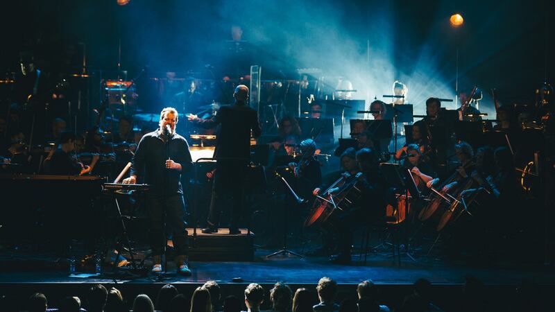 John Grant, Iceland Symphony Orchestra. Photograph: Alexander Matukhno