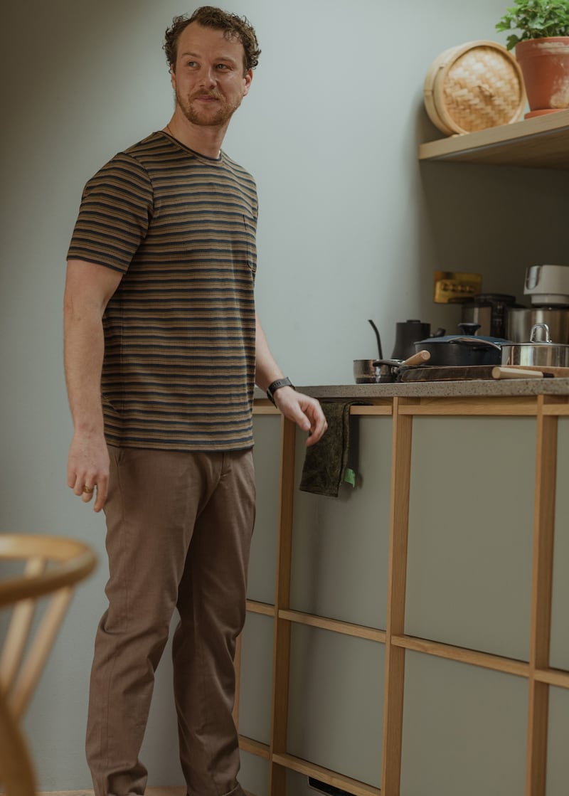 Cúán Greene at home in Dublin. Photograph: Babs Daly