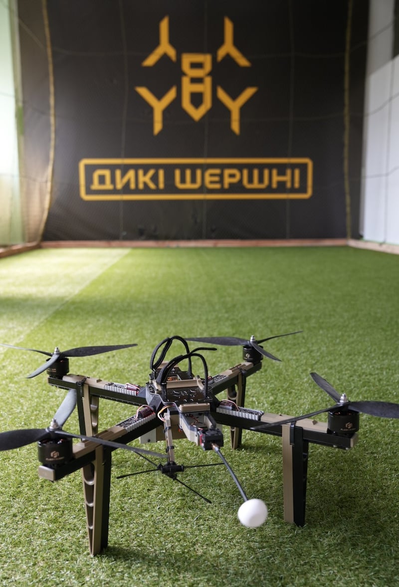 The Wild Hornets, one of Ukraine’s top drone-making teams, design and build drones for the Ukrainian military. Photograph: Wild Hornets