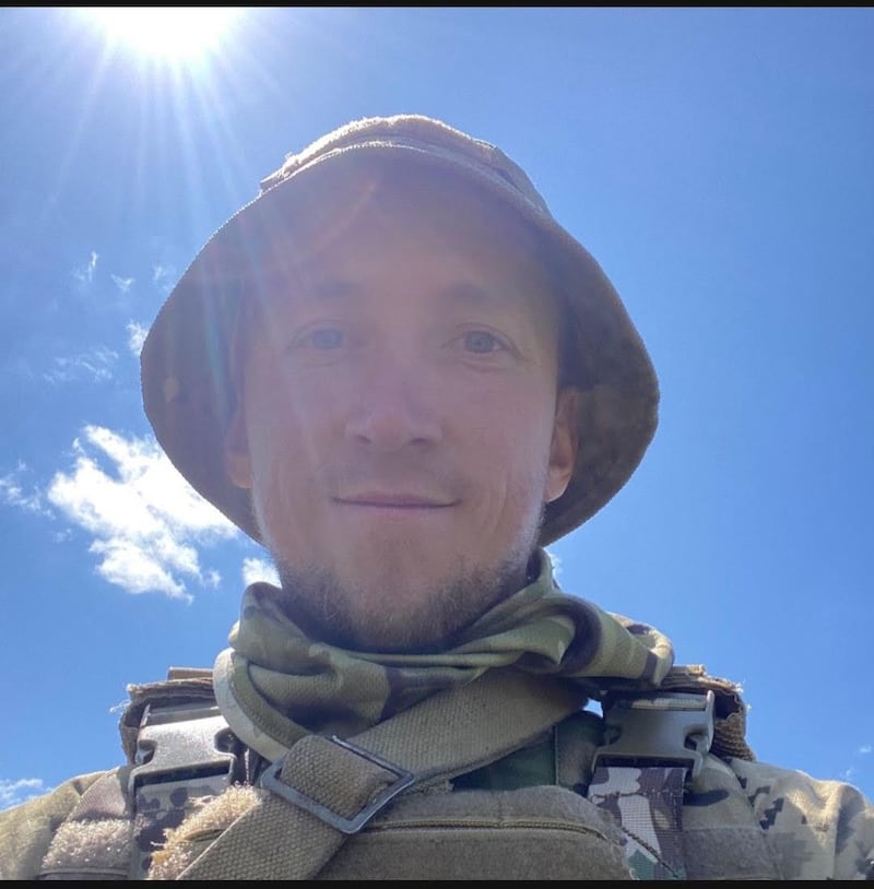 Denys, a soldier in the 54th mechanised brigade of the Ukrainian army, was killed in a Russian chemical attack near Siversk on February 5th. Photograph courtesy of Lt Yulia Mykytenko