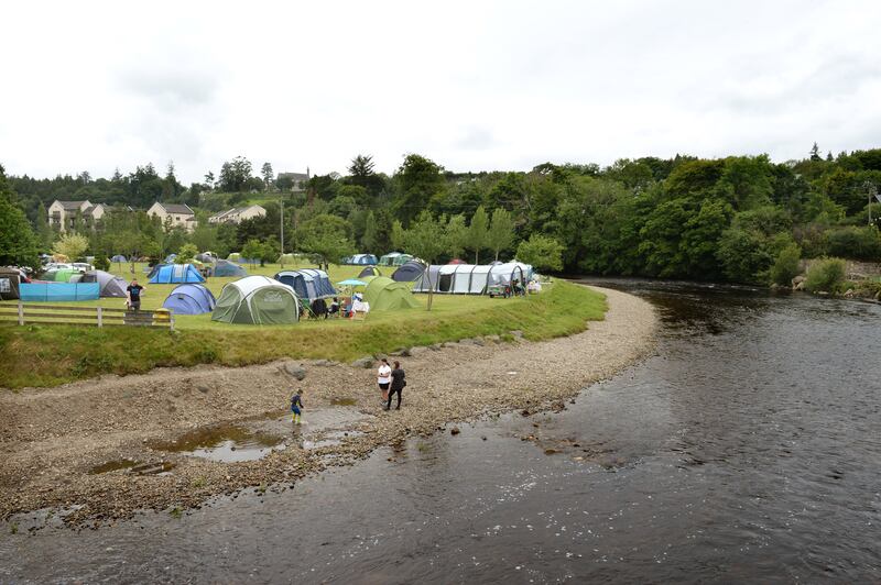 Hidden Valley Camping Resort, Rathdrum, Co Wicklow. Photograph: Dara Mac Dónaill