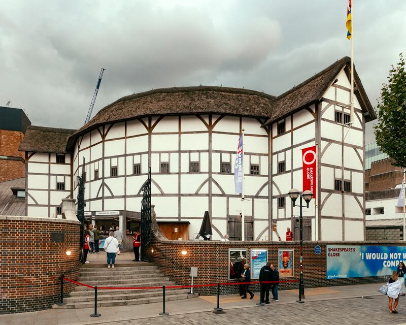 Shakespeare’s Globe Theatre. Photograph: Alex Ingram/The New York Times