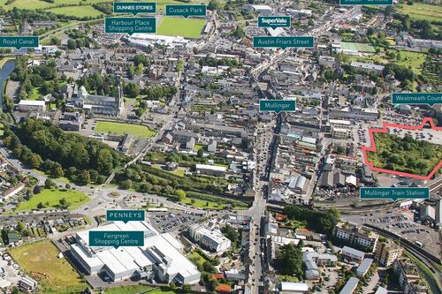 Mullingar site zoned for mixed-use on sale for over €1.8m