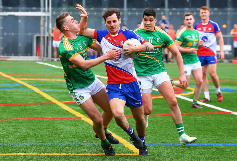 In 2018, Leitrim defeated New York by a single point on their visit to Gaelic Park in the Bronx. Photograph: Andy Marlin/Inpho