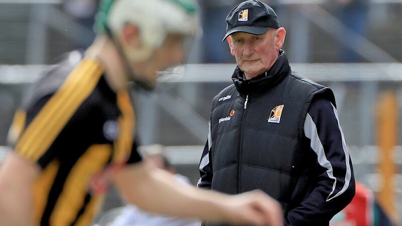 Kilkenny manager Brian Cody: “We lost both those games by three points. Which is obviously a small margin, to lose by, with a lot of inexperienced players.”  Photograph: Inpho