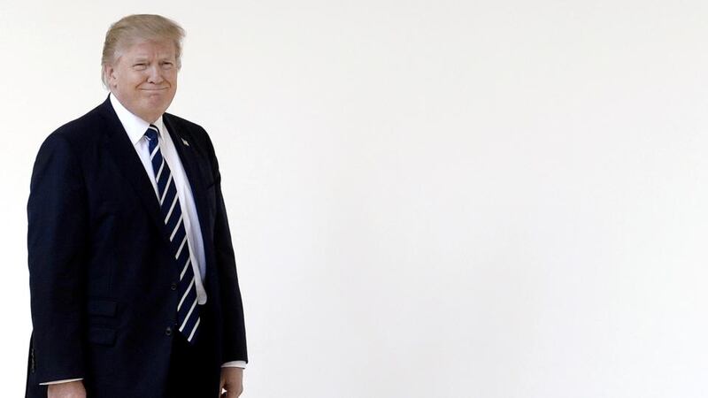 Donald Trump: his “acquisition of power has magnified his obvious authoritarianism, his refusal of accountability, his reckless self-belief that may yet trigger a nuclear holocaust.” Photograph:  Olivier Douliery-Pool/Getty Images