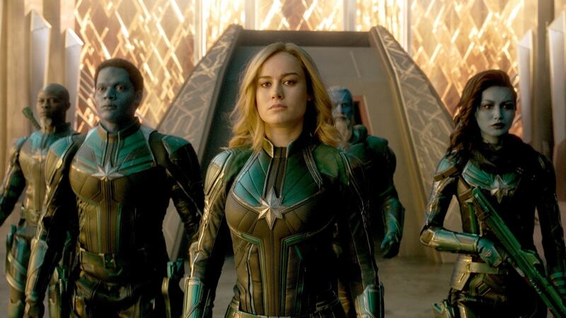 New this week: Djimon Hounsou, Algenis Perez Soto, Brie Larson, Rune Temte and Gemma Chan in Captain Marvel