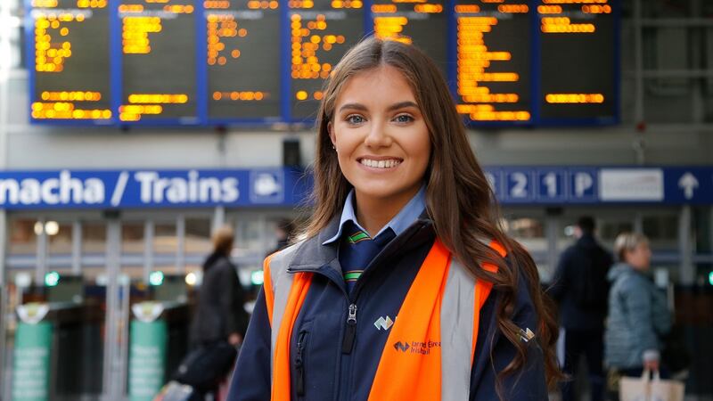 Customer services: Hannah Fitzpatrick, who worked at Connolly Station last summer, says most customers were absolutely fine but when people were drunk, on drugs or just frustrated, things could turn nasty. Photograph: Nick Bradshaw