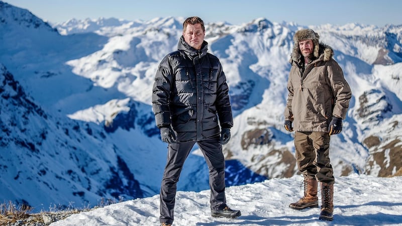 George Clarke and Will Hardie in Amazing Spaces Winter Wonderland