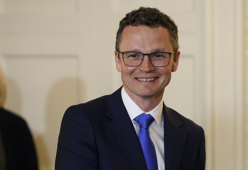 Patrick O’Donovan, the new Minister for Arts, Sport, Media and Communications. Photograph: Nick Bradshaw 