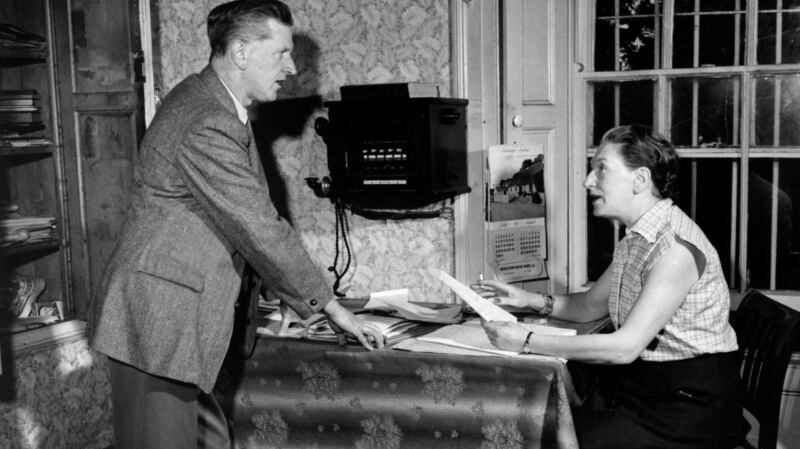 IElizabeth Bowen  working at her home, Bowen’s Court in Kildorrey, Co Cork. Photograph:  Hulton Archive/Getty