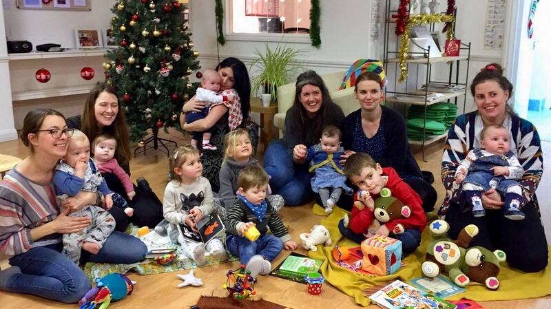 Parents and children meet monthly at the London Irish Centre in Camden to sing songs and read stories as Gaeilge.