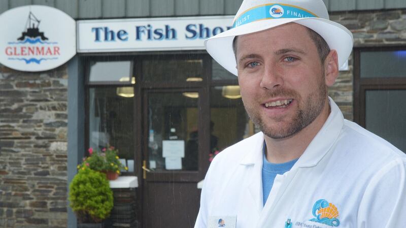 Stephen Hurley, one of the BIM Young Fishmongers of the Year. Photograph: John Sheehan