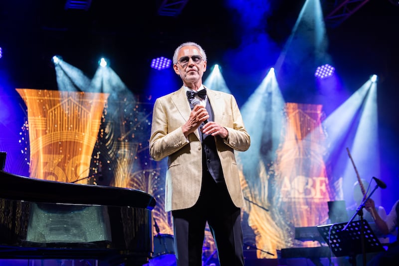 Andrea Bocelli. Photograph: Daniele Venturelli/Getty