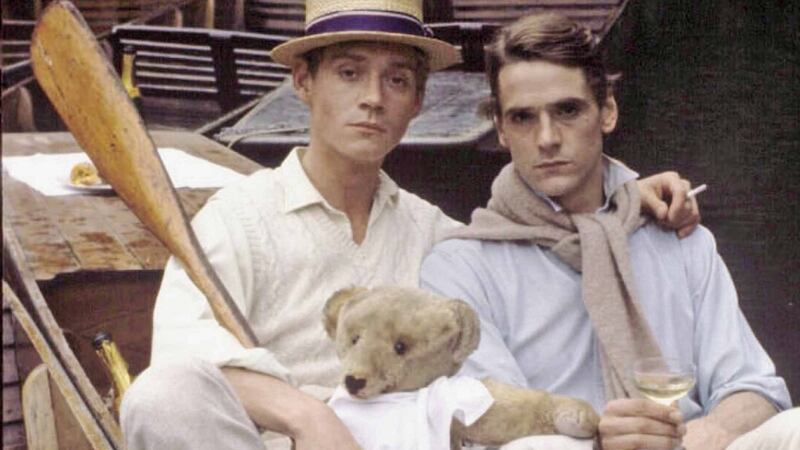 Anthony Andrews and Jeremy Irons in ‘Brideshead Revisited’: Jeth’s collection of bears were not nice bears. They were not the kind of soft floppy bear Sebastian Flyte carried around with him.