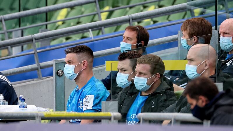 There was nothing normal about an empty Aviva Stadium on Saturday afternoon. Photograph: Inpho