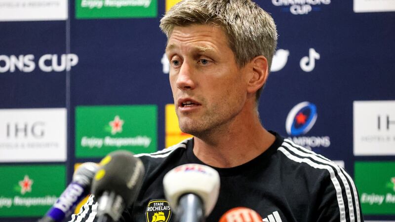 La Rochelle head coach Ronan O’Gara looks set to be without the influential Will Skelton for the Champions Cup final. Photograph: James Crombie/Inpho