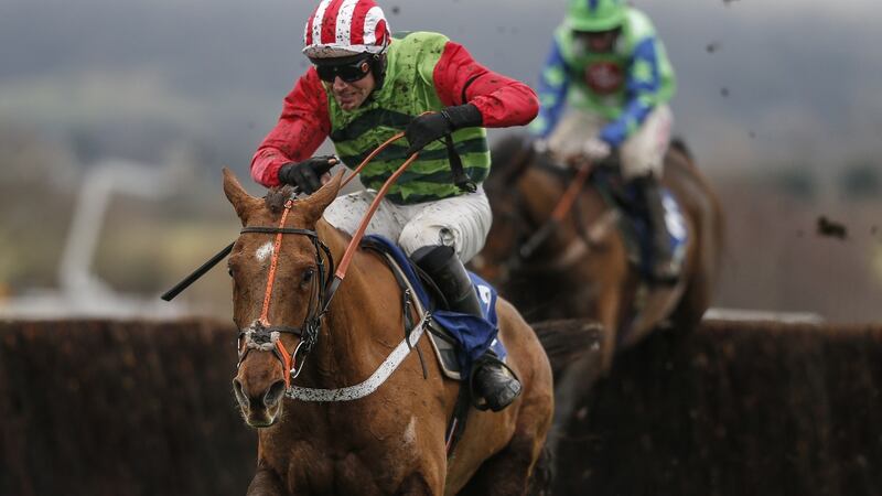 Definitly Red won the Cotswold Chase at Cheltenham in January. Photograph: Alan Crowhurst/Getty