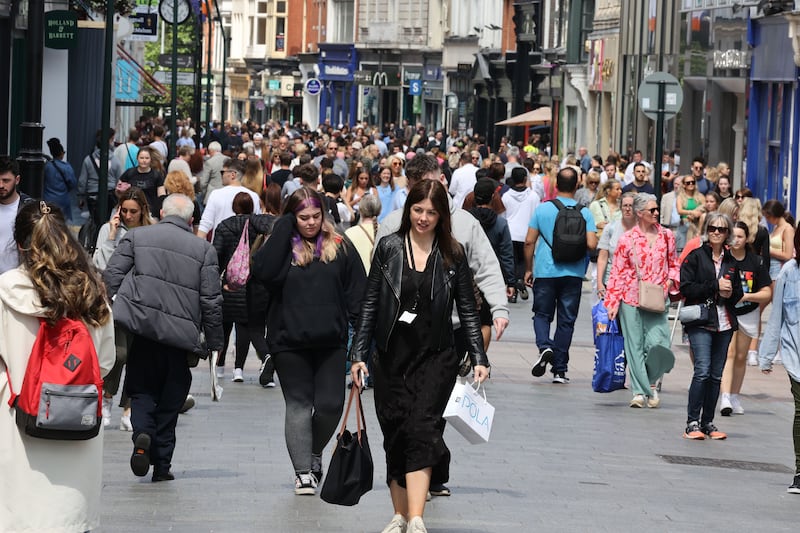 Mixing with the crowds and people-watching is a pleasure for many shoppers. Photograph Nick Bradshaw
