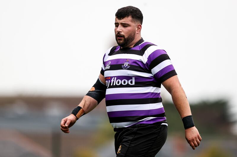 Terenure's Adam Tuite in Terenure College vs Ballynahinch in the Energia All-Ireland League Division. Photograph: Ben Brady/Inpho