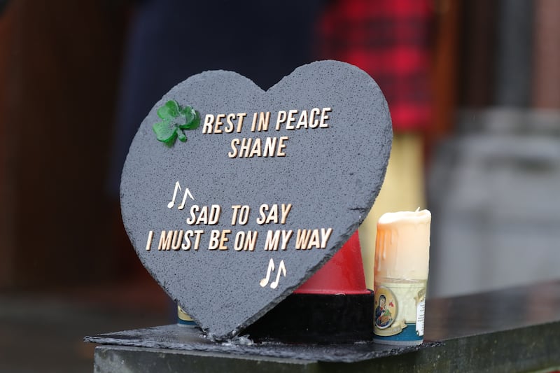 A plaque outside St Marys of the Rosary Church, Nenagh, Co Tipperary. Photograph: Collins