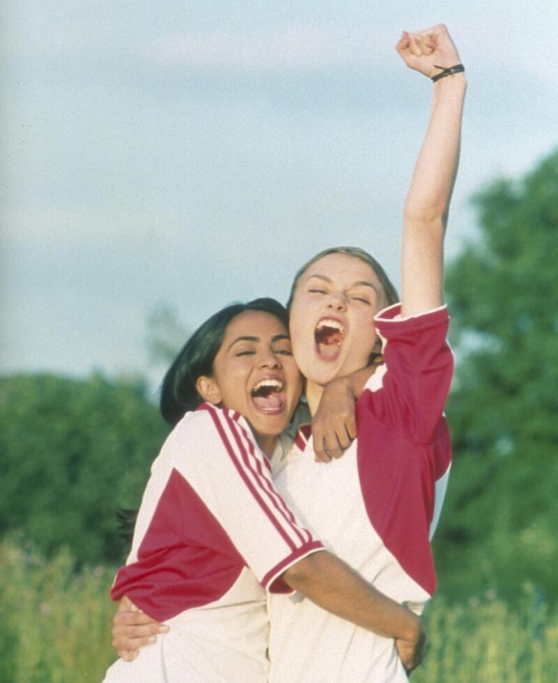 Bend It Like Beckham. Parminder Nagra and Keira Knightley