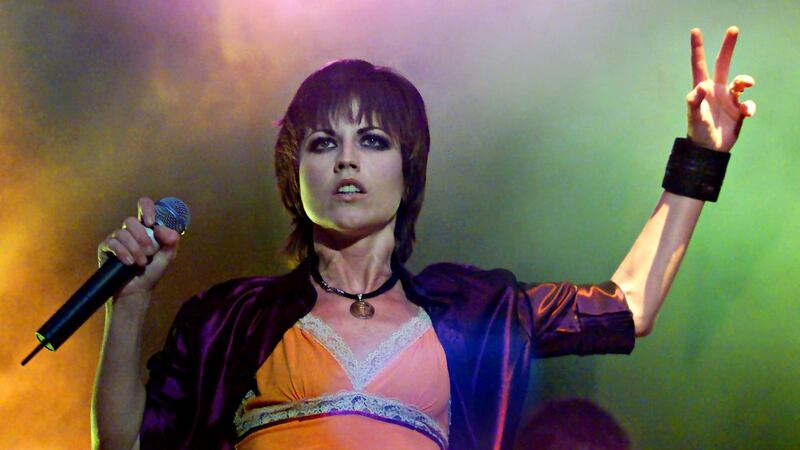 Dolores O’Riordan performing live at Dublin’s Castle on April 29th, 2000. File photograph: Ferran Paredes/Reuters