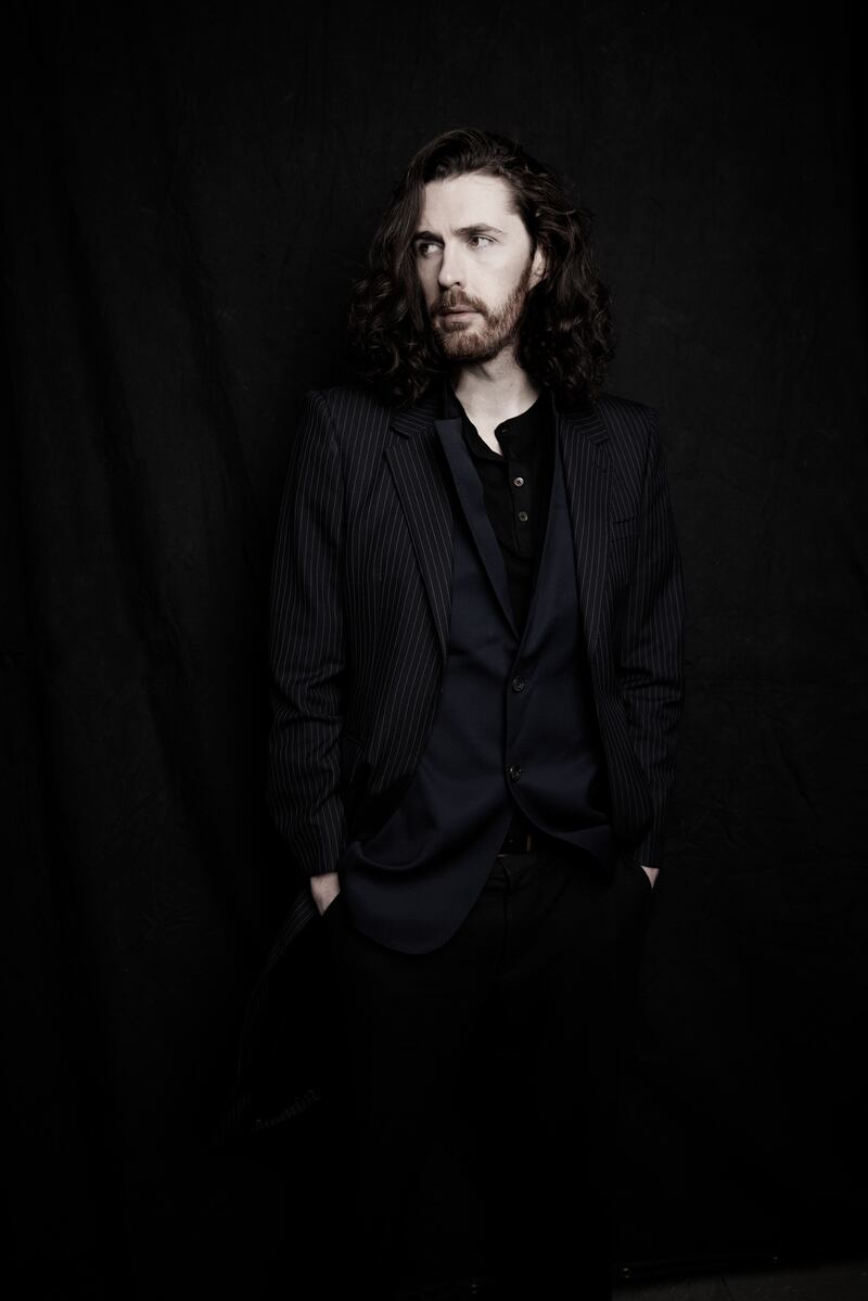 Hozier photographed by Barry McCall, assisted by Dylan Madden, with grooming by Vivien Pomeroy