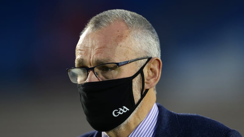 Larry McCarthy on Covid: 'Those first couple of months were tough on everybody. We were a sports organisation without a sport.' Photograph: James Crombie/Inpho