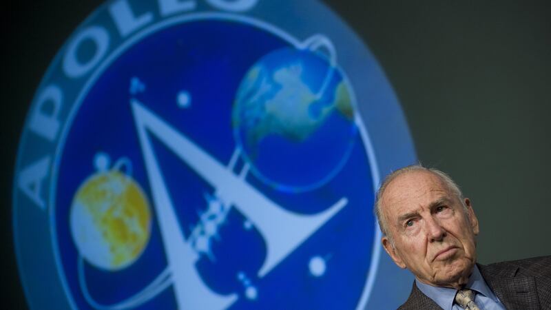 James Lovell of Apollo 8 and Apollo 13 in 2009. Photograph: Jim Watson/AFP via Getty