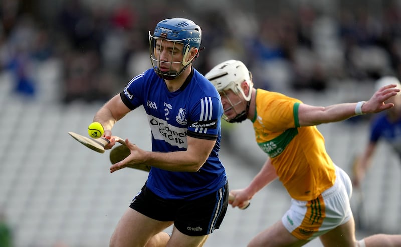 Conor O'Sullivan of Sarsfields in action during the Munster semi-final against Feakle. Photograph: James Lawlor/Inpho